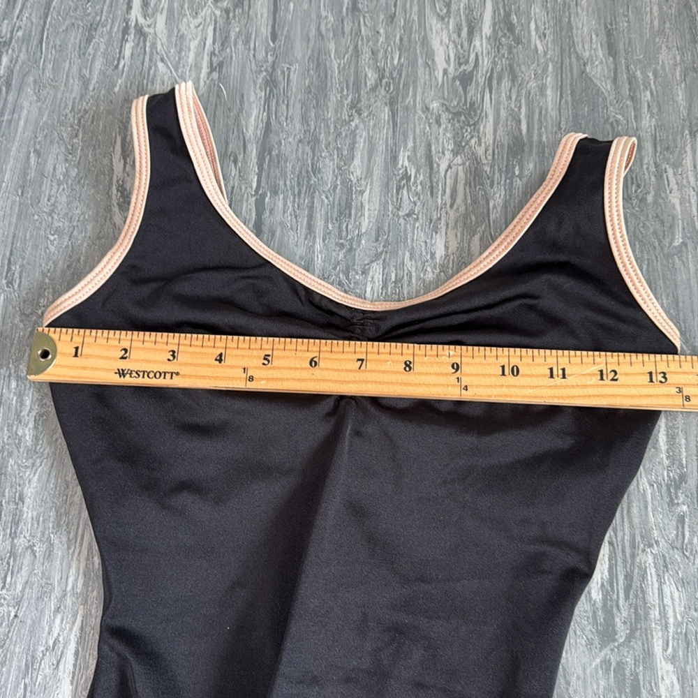 ❤️3/$30 Premiere Collection by Body Wrappers Black Leotard - Picture 8 of 10